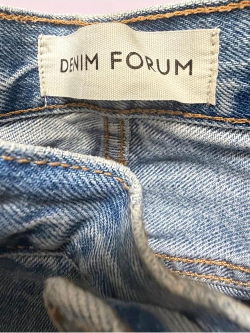 Denim Forum Classic Light Blue High-Waist Women Jeans